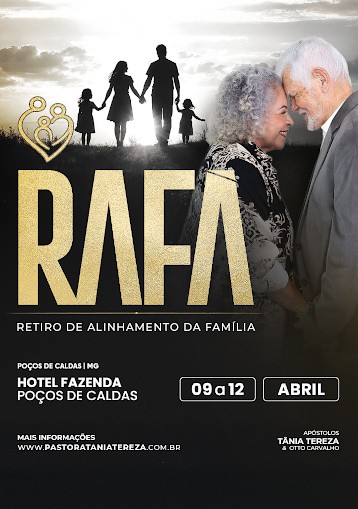 RAFA - Retiro de Alinhamento da Família - Poços de Caldas/MG - Abril 2026